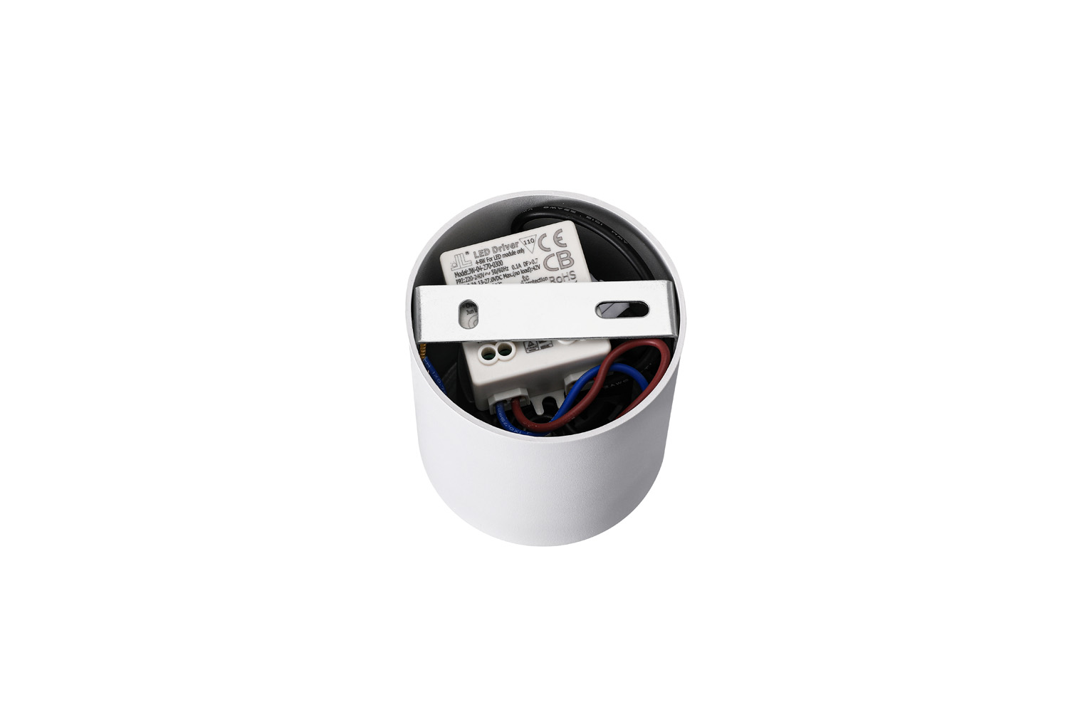 Накладной светильник iLedex Metrica 108-7W-D80-3000K-24DG-WH_IX