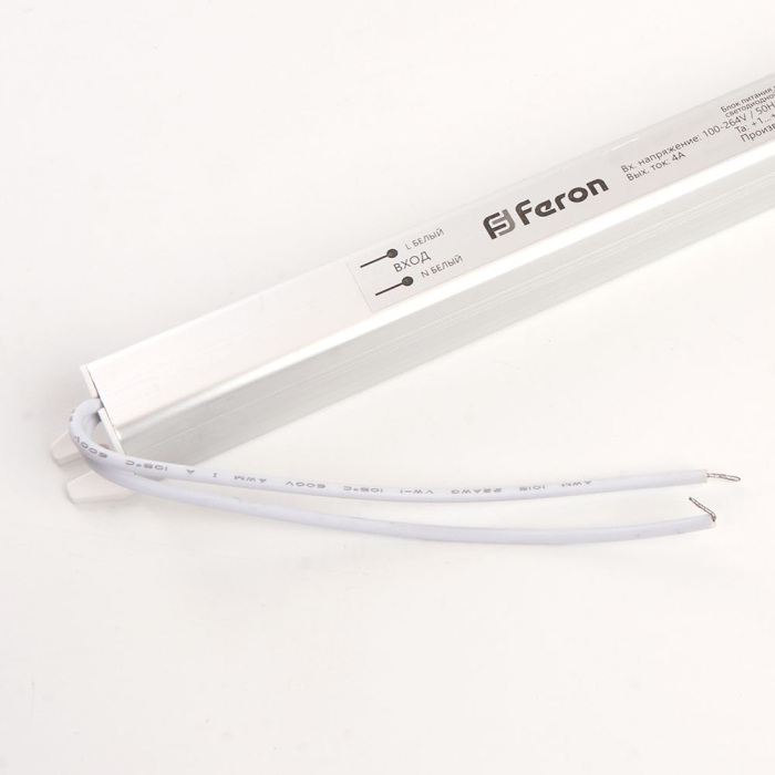 Трансформатор для светодиодной ленты 48W 24V ( ультратонкий драйвер) Feron 48013_FR