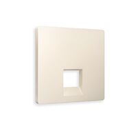 Лицевая панель для компьютерной/телефонной розетки RJ-45/RJ-11 QUANT Ambrella Volt ALFA AP3320_AMB