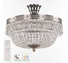 Хрустальная люстра Bohemia Ivele Crystal 19011/35IV/LED-DIM Ni_BI