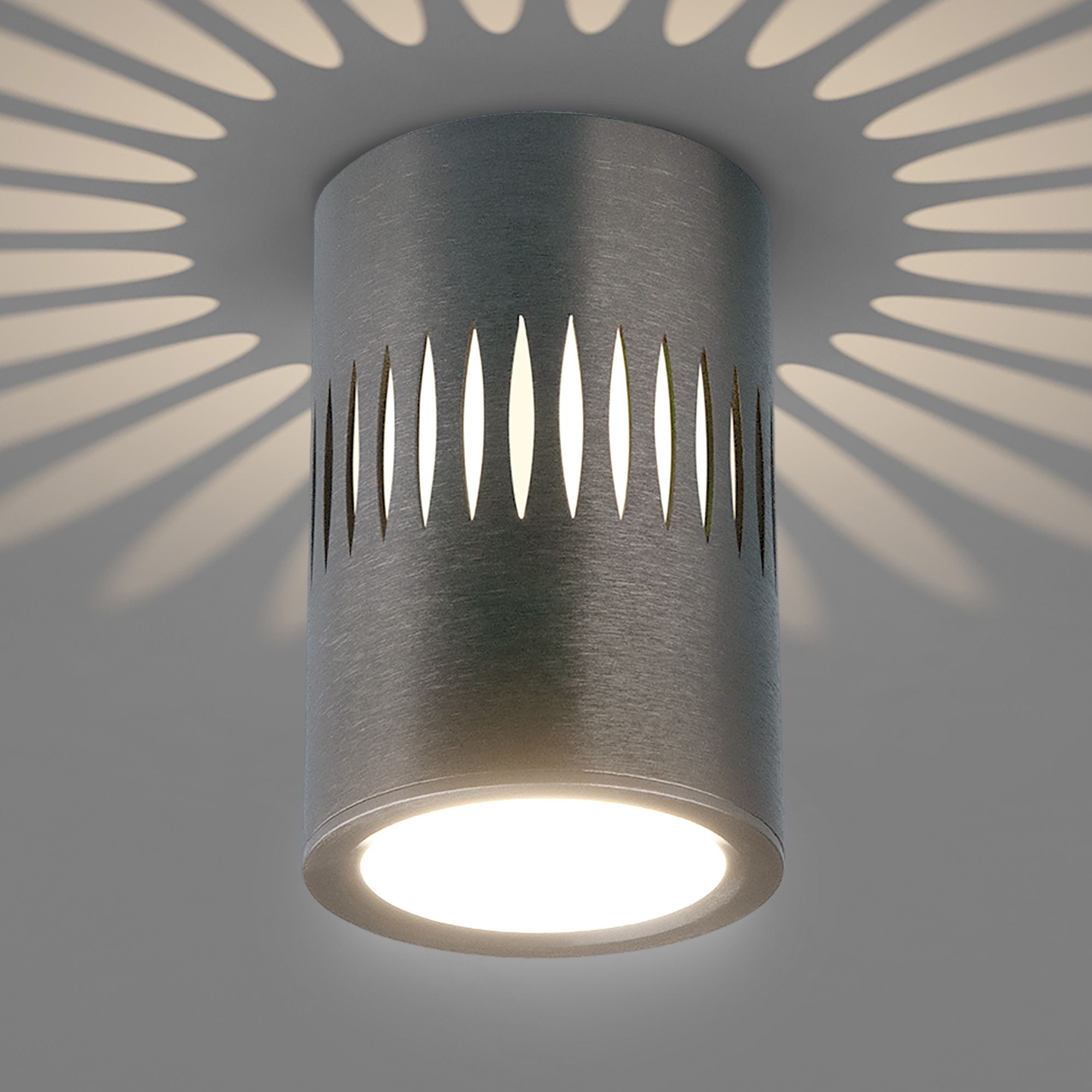 Накладной светильник Elektrostandard светодиодный с подсветкой графит a053601_ES