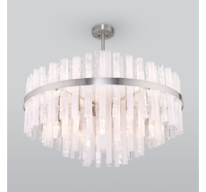 Потолочная люстра WiFi на штанге 367/12 Bogate's 367/12 Smart никель_EU