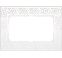Рамка для двойной розетки Flock WL05-Frame-01-DBL-white a050807_WR