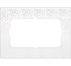 Рамка для двойной розетки Flock WL05-Frame-01-DBL-white a050807_WR