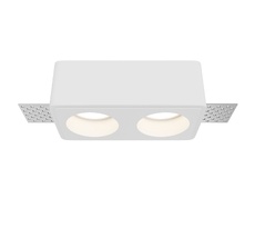 Встраиваемый светильник Maytoni Gyps Modern DL123-GU10-02-W_MY