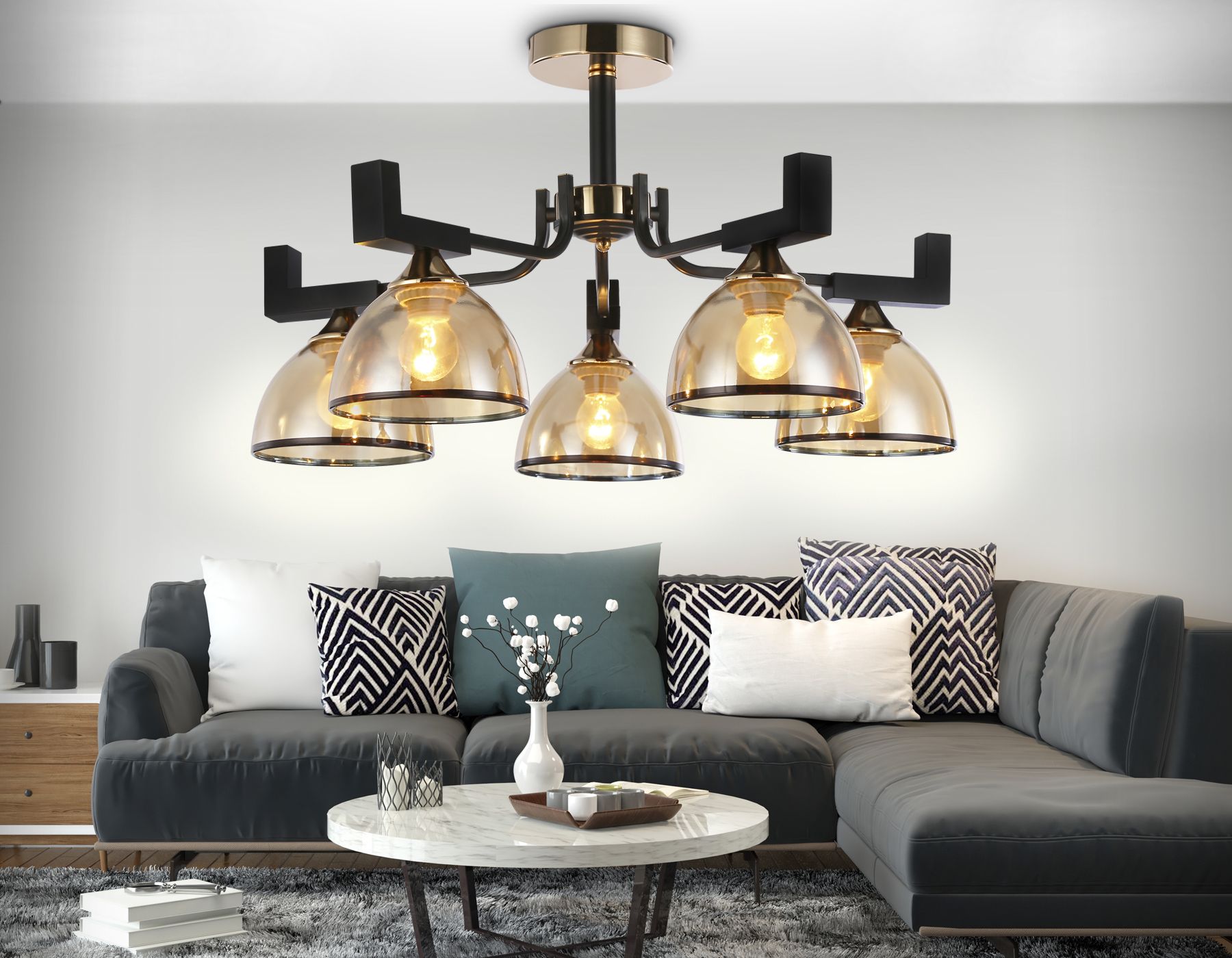 Потолочная люстра Ambrella light Traditional TR9099_AMB