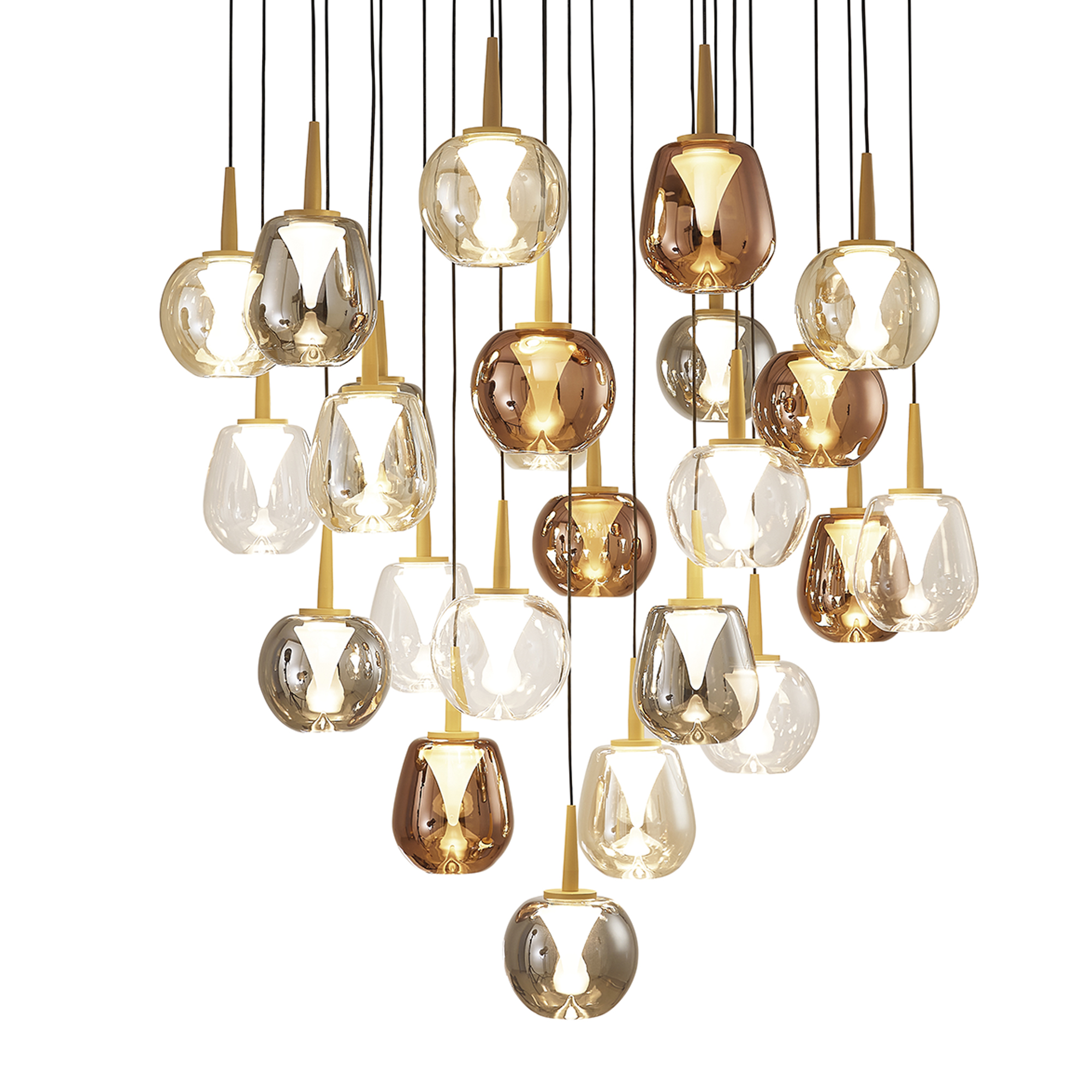 Подвесная люстра MANTRA ANDROMEDA 8937+24PL_MN