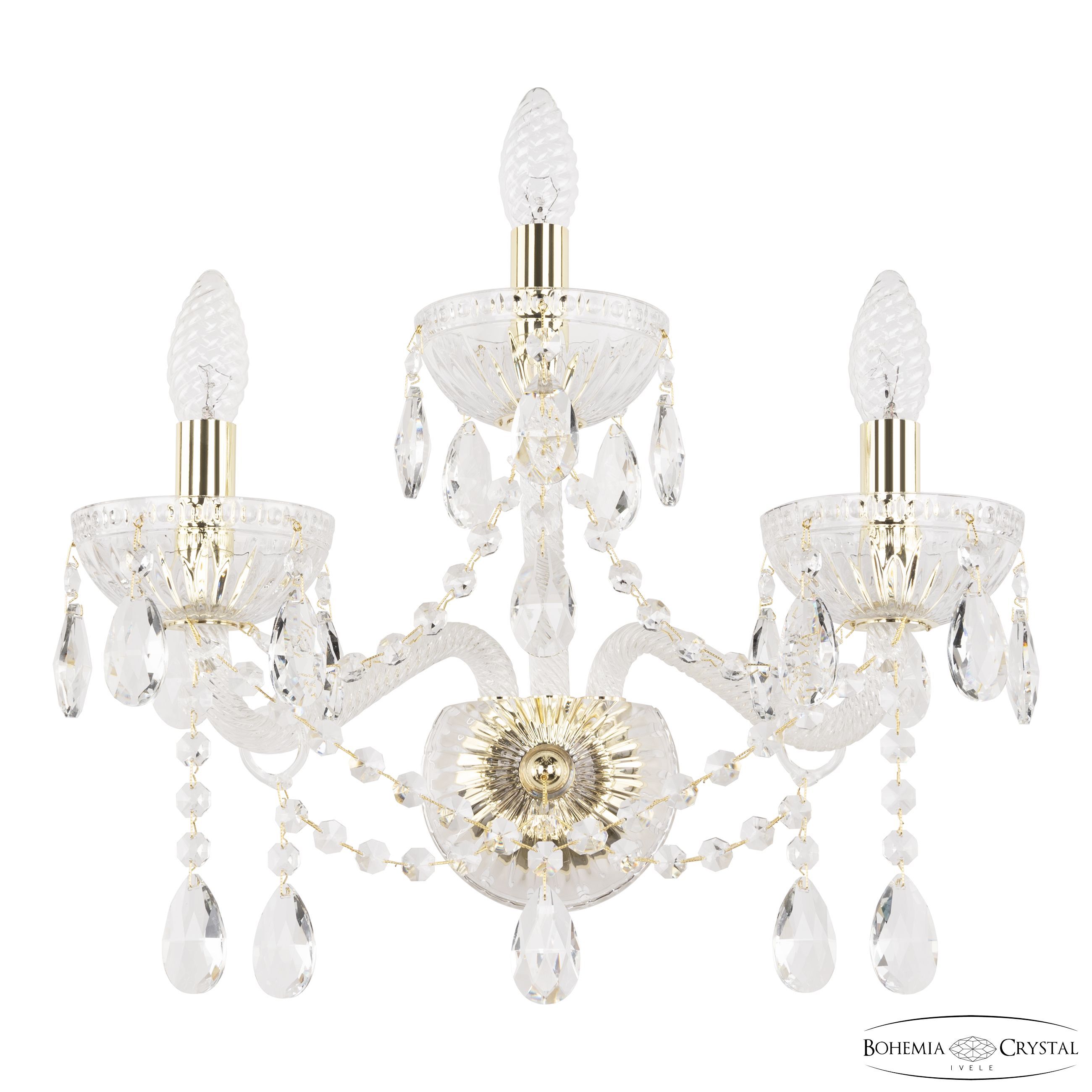 Бра Bohemia Ivele Crystal 5413B/2+1/165 G Clear/M-1G_BI