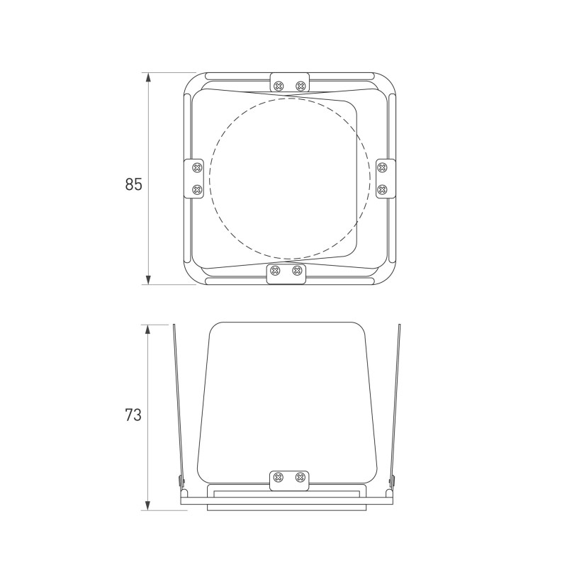 Шторка Arlight LGD-ARTIFACT-4TR black 057160_ARL