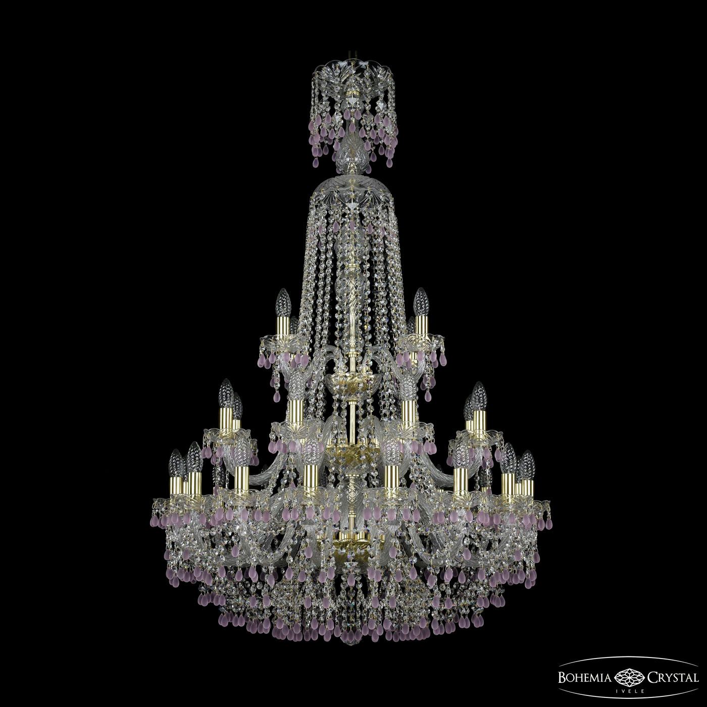 Хрустальная люстра Bohemia Ivele 1410/16+8+4/300/XL-130/3d G V7010_BI