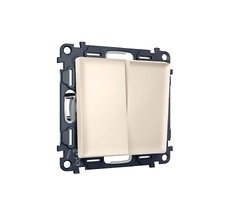 Комплект механизма 2-клавишного перекрестного выключателя 10A-250V ALFA QUANT (AP3230, VM125) Ambrella Volt MA323030_AMB