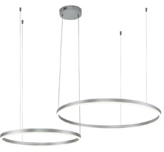 Подвесная люстра с пультом светодиодная (14001/2P Silver) Indigo V000012L