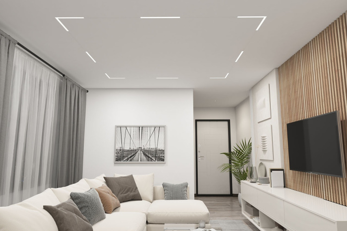 Трековый светильник однофазный Denkirs Smart DK8004-WH