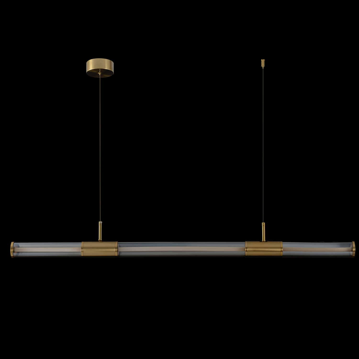 Подвесной светильник Crystal Lux LINEUP SP24W LED BRASS_CR