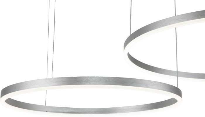 Подвесная люстра с пультом светодиодная (14001/2P Silver) Indigo V000012L