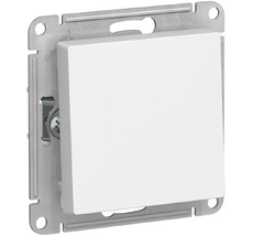 Переключатель встраиваемый перекрестный одноклавишный (белый) Systeme Electric ATN000171