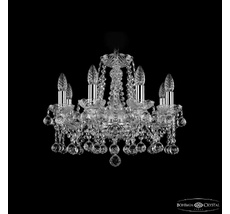 Хрустальная люстра Bohemia Ivele Crystal 1413/8/165 Ni Balls_BI