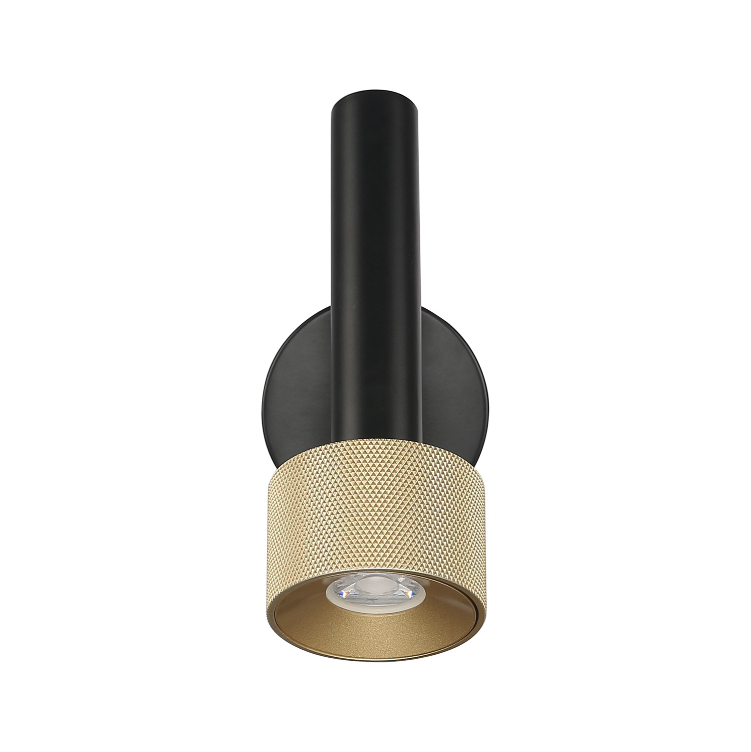 Настенный светильник iLedex Delta 2360-1 BK+BR_IX