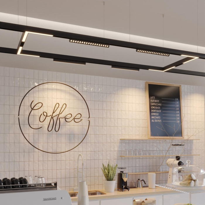 Трековый светодиодный светильник с переключателем цветовой темперетуры NOVOTECH VECTOR 359948