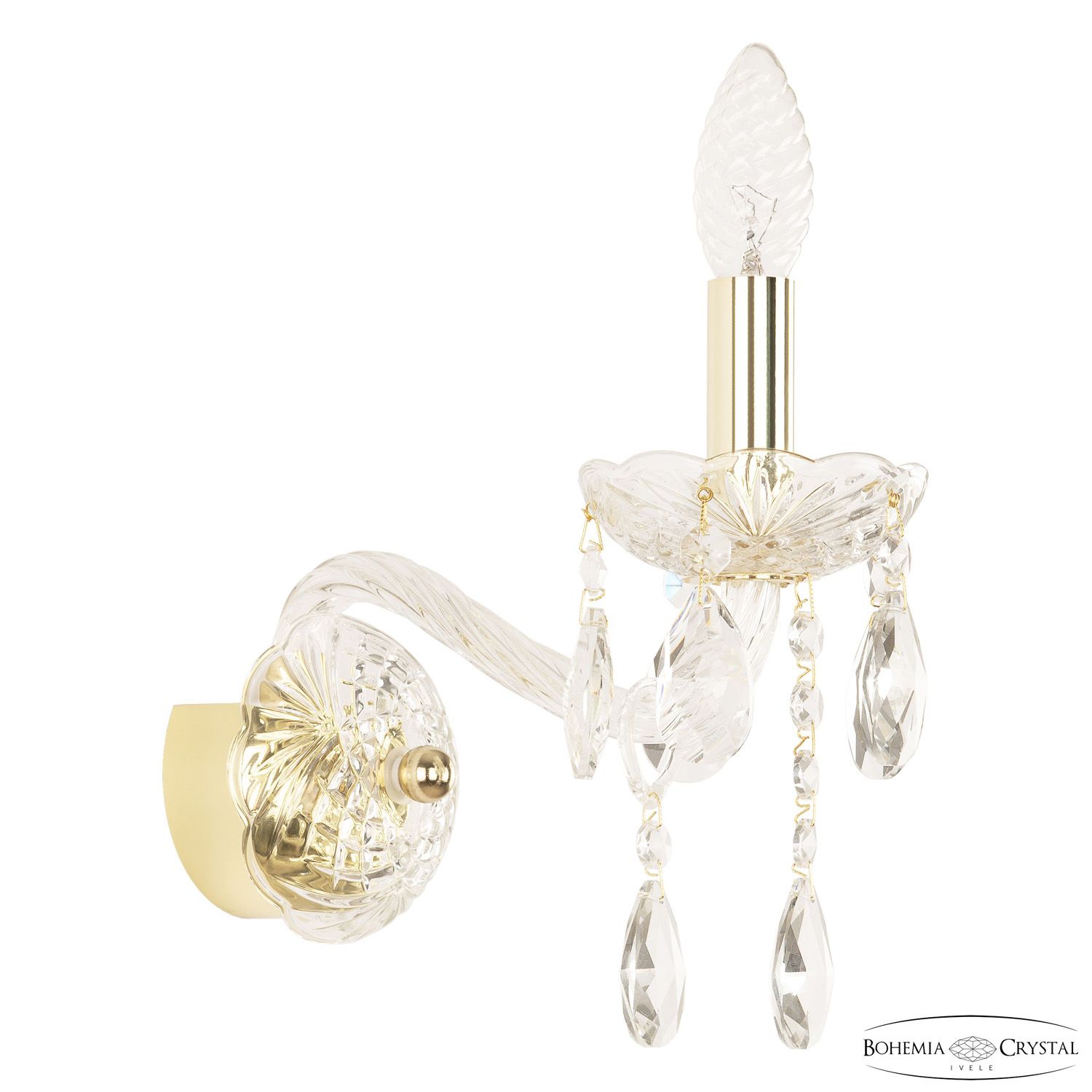Бра Bohemia Ivele Crystal 107B/1/165 G_BI