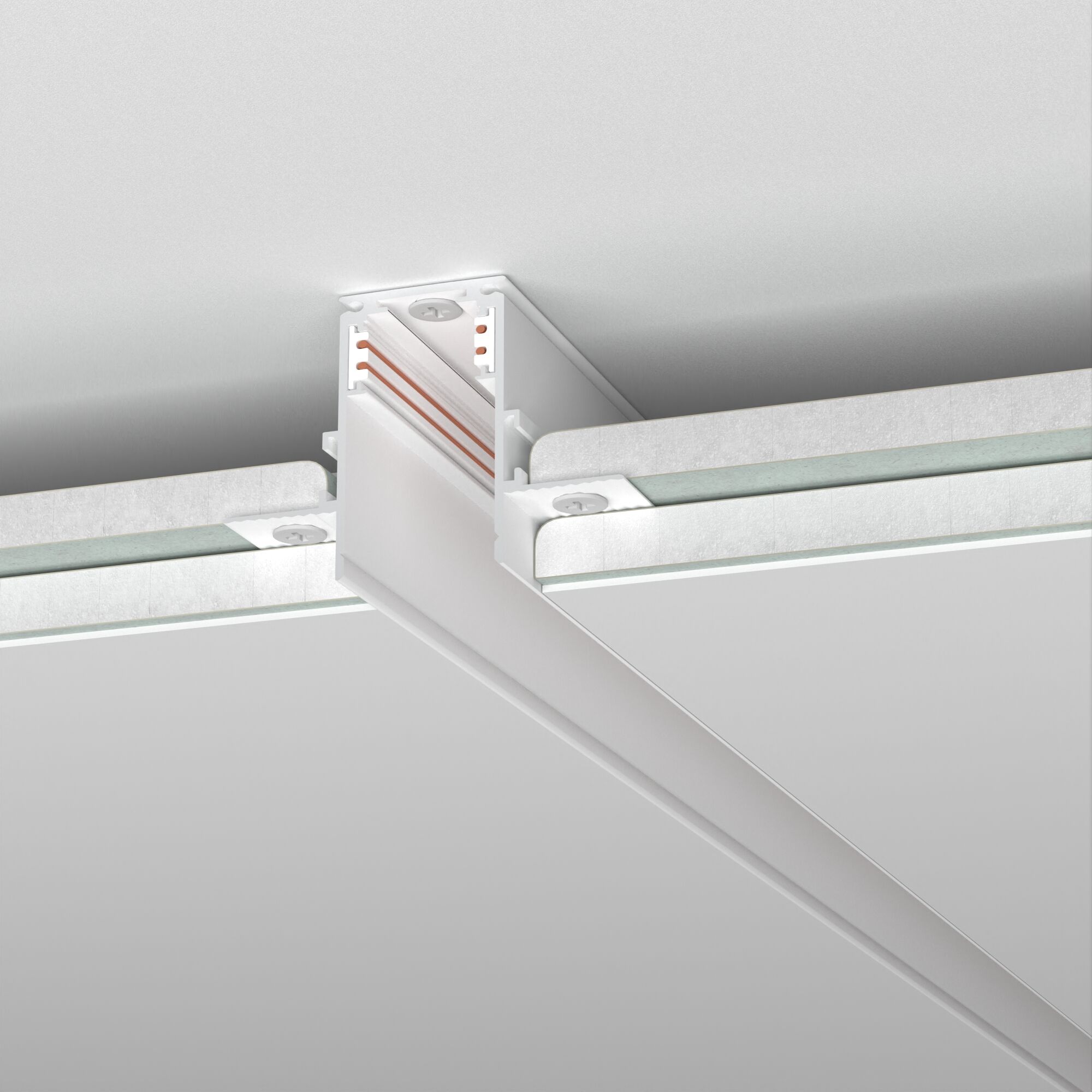 Шинопровод встраиваемый под ГКЛ 9,5мм 2м Elektrostandard Slim Magnetic a067502_ES