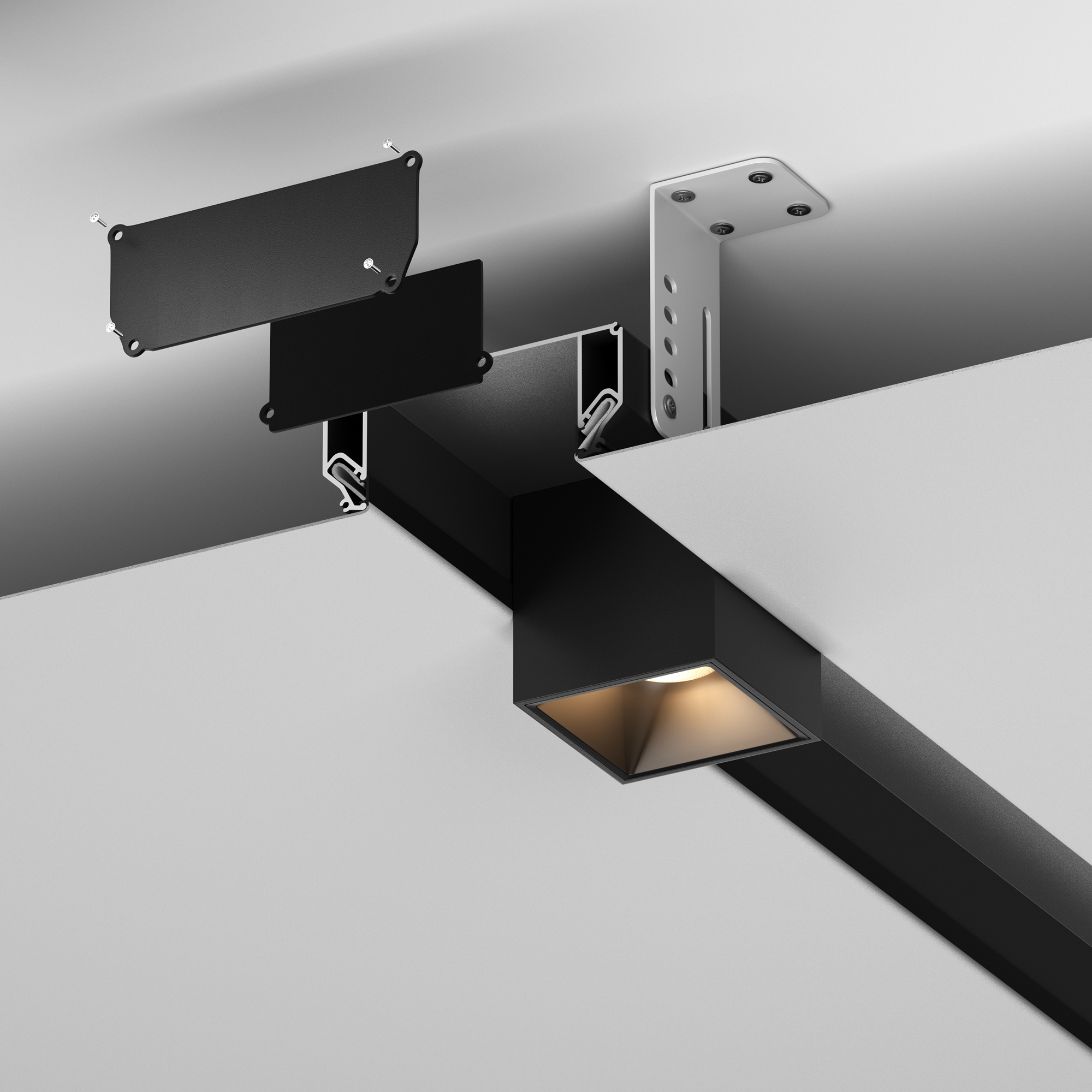 Профиль для трековой системы Maytoni Technical ALM-9940-SC-B-2M_MY