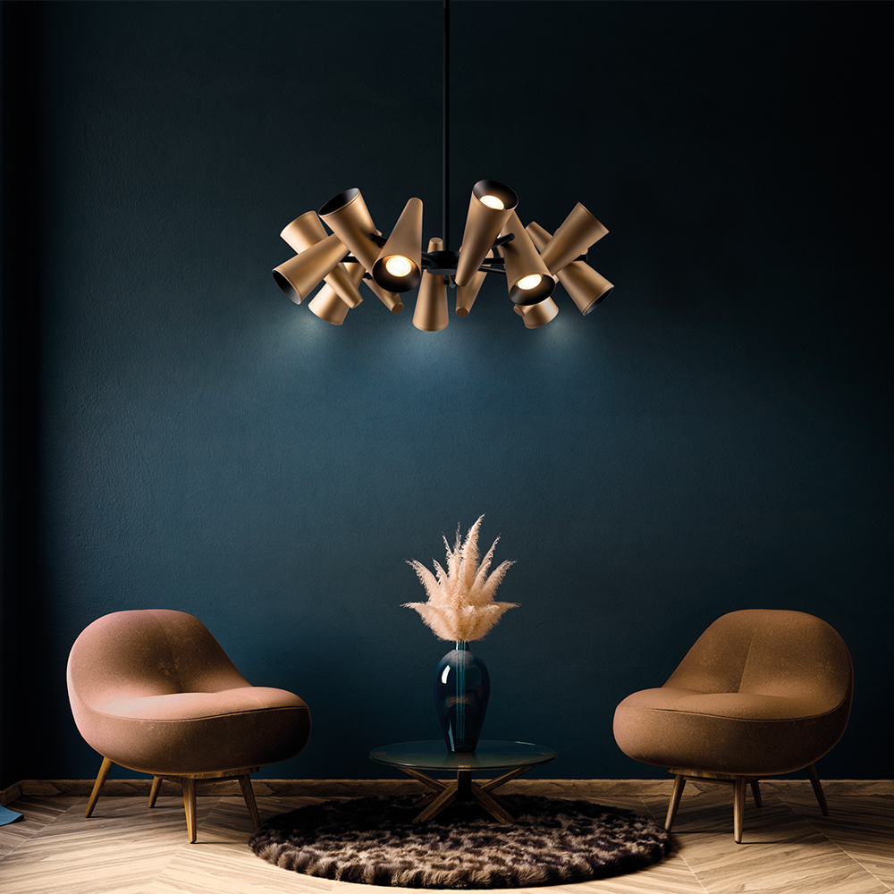 Подвесная люстра Maytoni Giro MOD095PL-14BS_MY