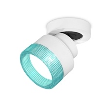 Комплект накладного поворотного светильника Ambrella light с композитным хрусталем TECHNO SPOT XM8101043_AMB