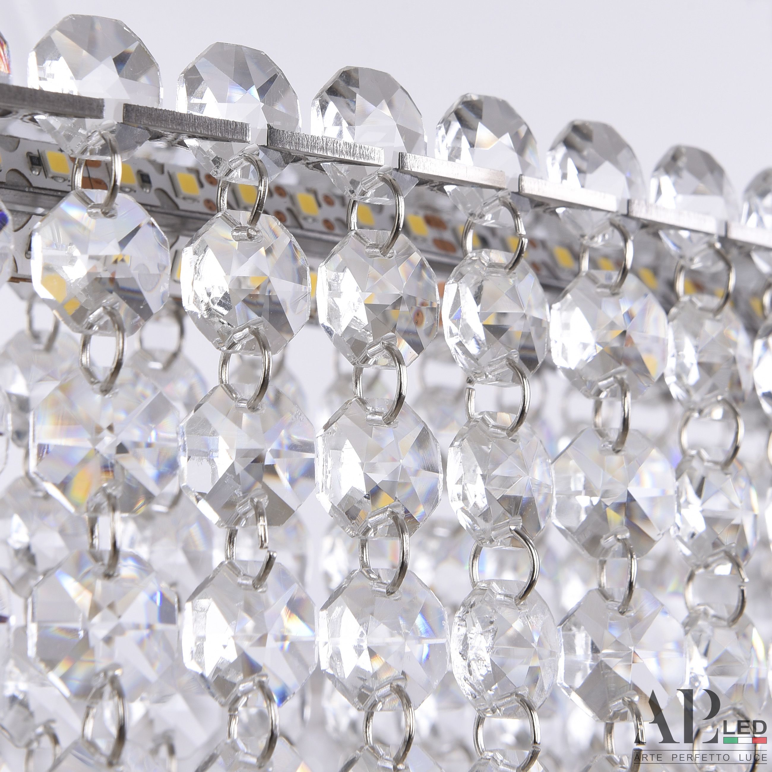 Хрустальная люстра APL LED Sicilia SH02.93.D.Ni.4000_BI