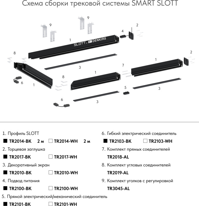 Коннектор Denkirs TR2101-WH