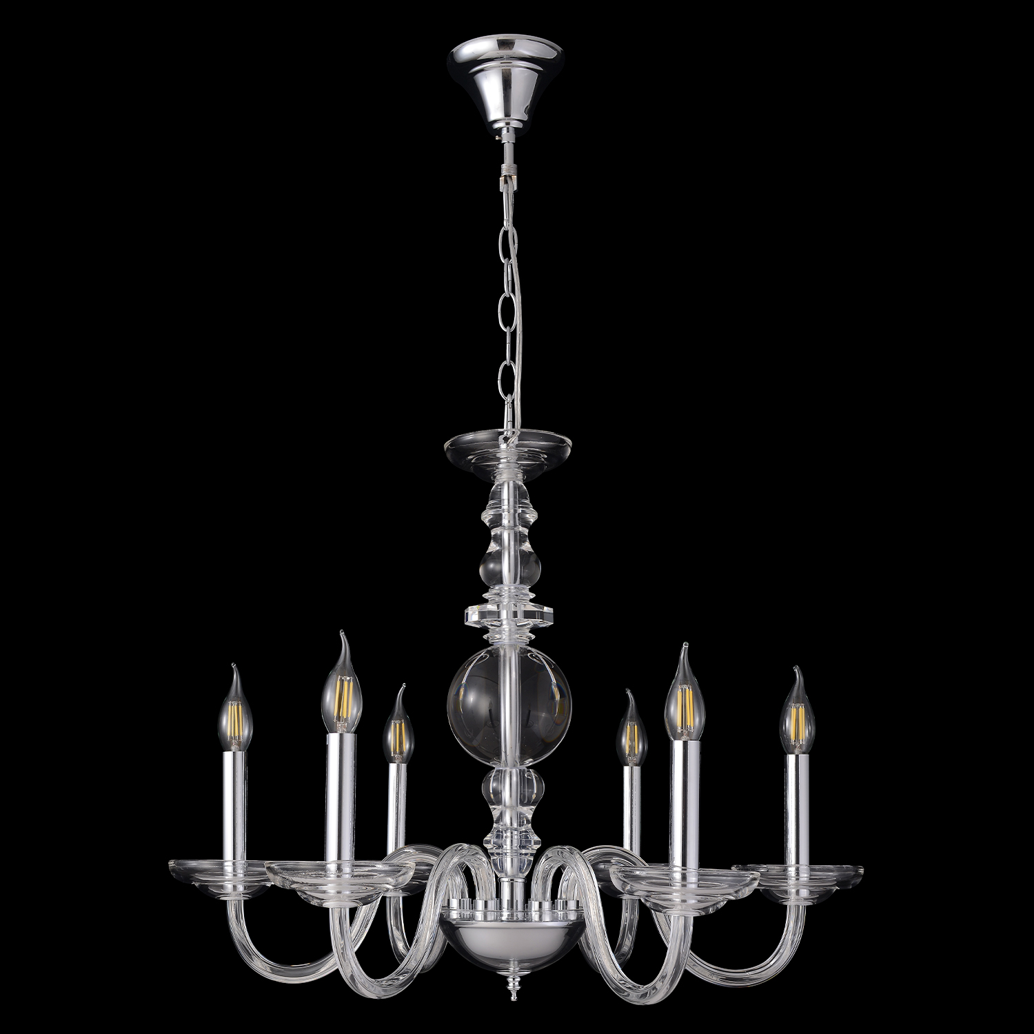 Подвесная люстра Crystallux ARABESQUE ARABESQUE SP6 CHROME_CR