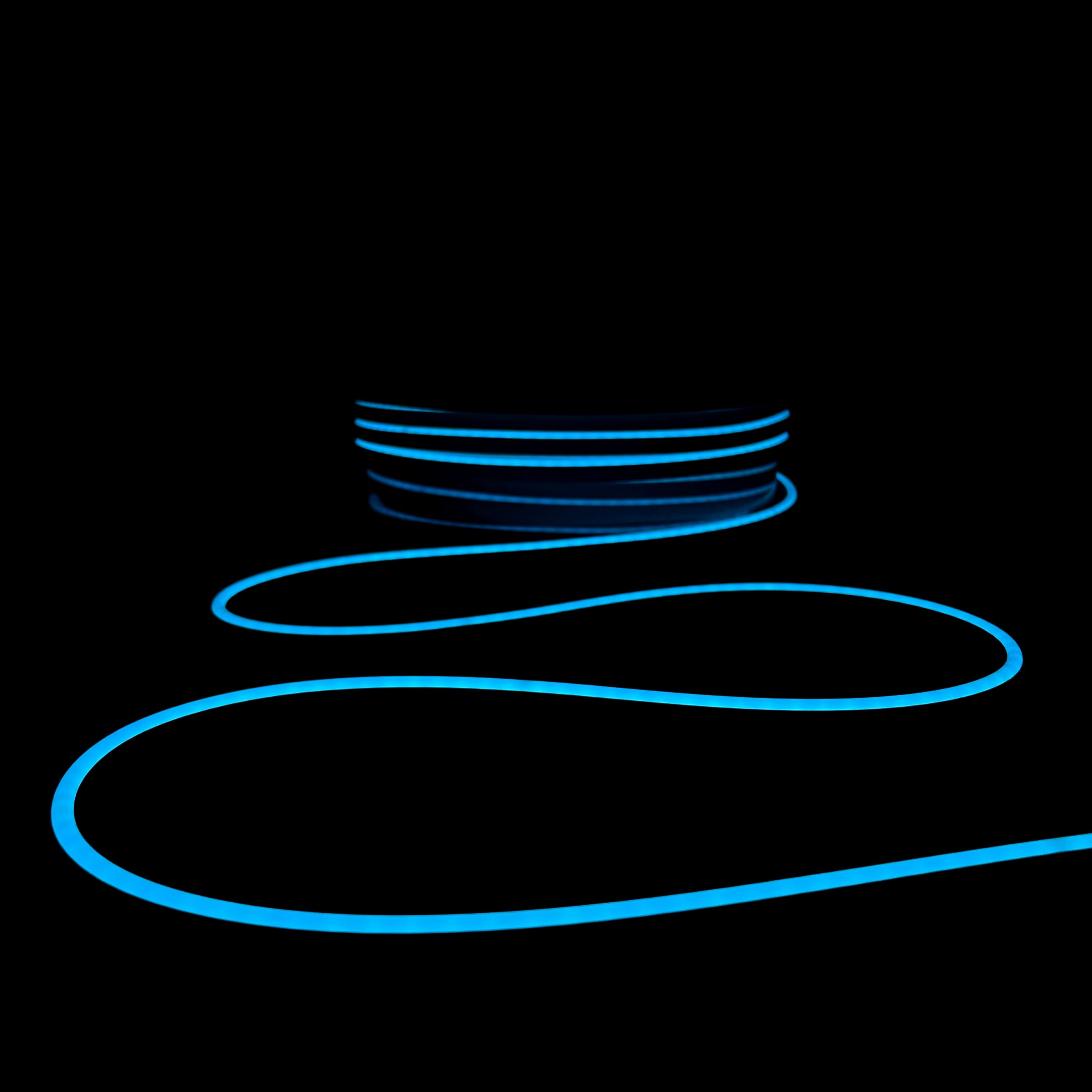 Односторонний Гибкий Неон 6х12мм Небесно-Голубой 12В, IP65 LTC FR-23529 FR-23529