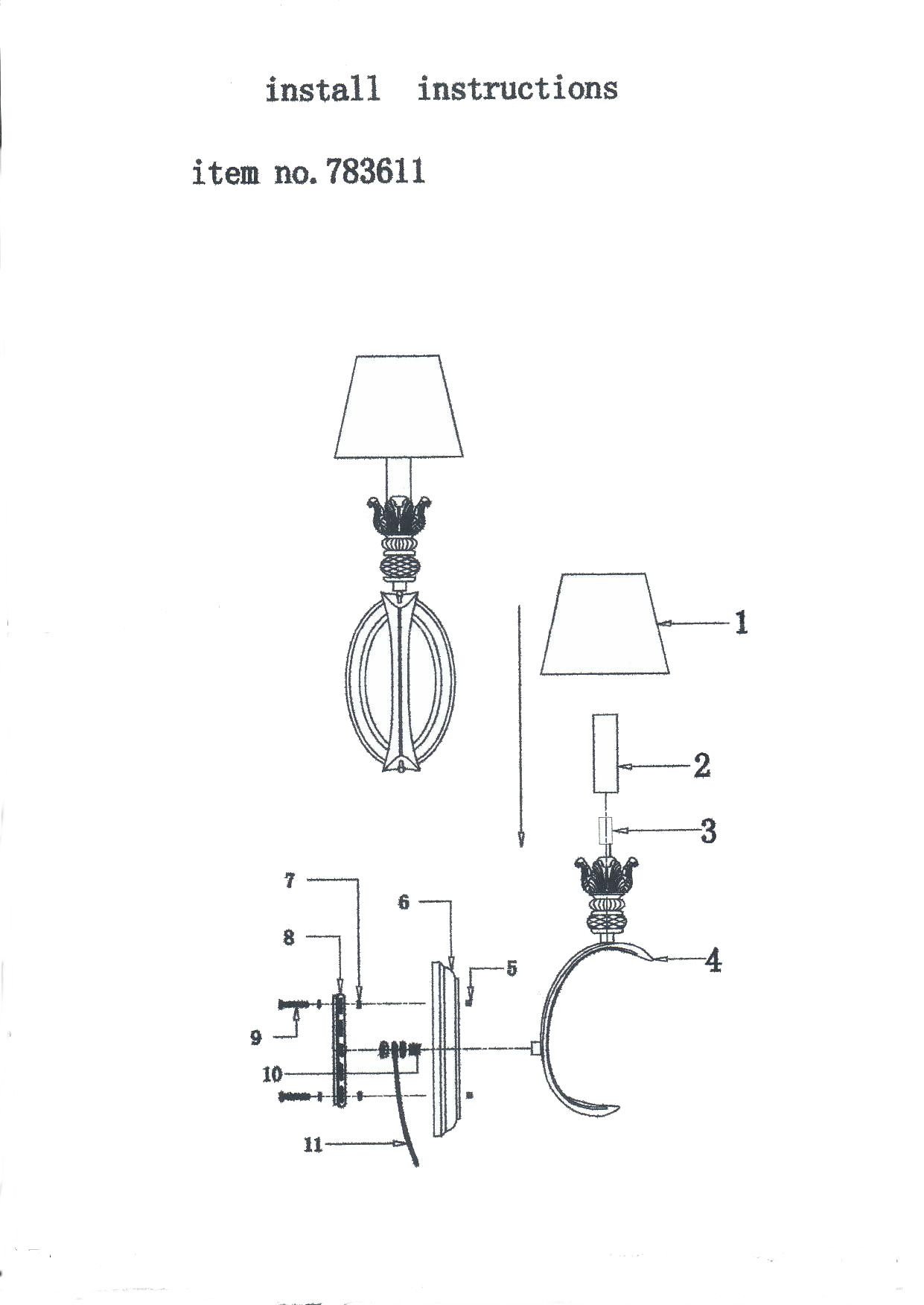 Бра Antique 783611_LS