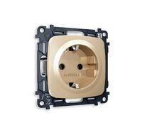 Розетка Ambrella Volt OMEGA с заземлением на винтовых зажимах 2P+E 16A-250V QUANT MO606010_AMB