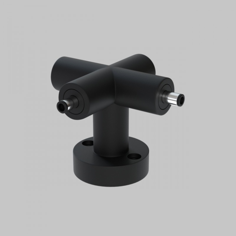 X - соединитель настенно-потолочный монтаж 24В Imex IL.0060.4010-BK_IM