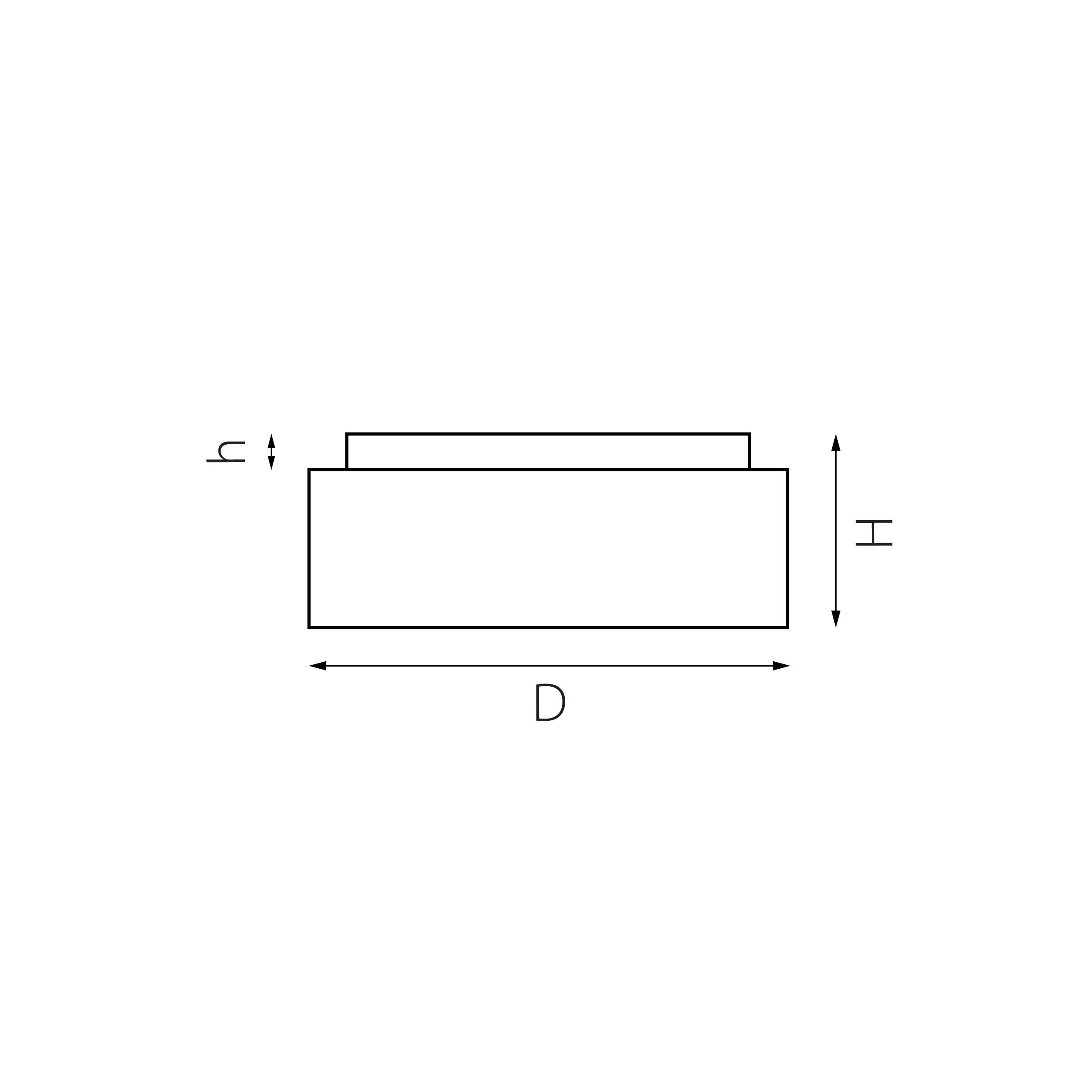Насадка торцевая с рассеивателем на светильник RULLO 202480_LS