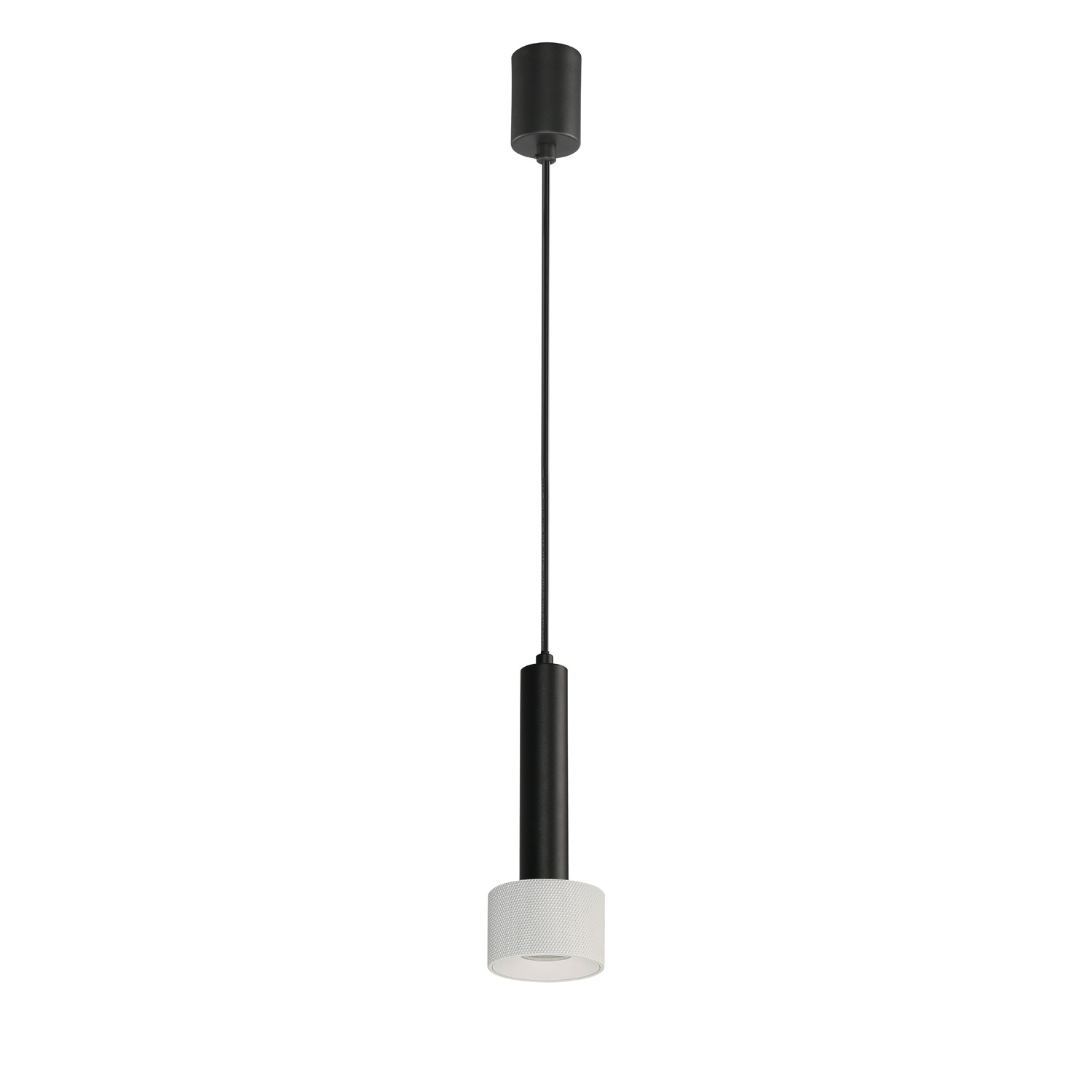 Подвесной светильник iLedex Delta 2362-1 BK+WH_IX