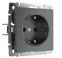 Розетка с заземлением и шторками Werkel WL04-SKGS-01-IP44 a050750_WR