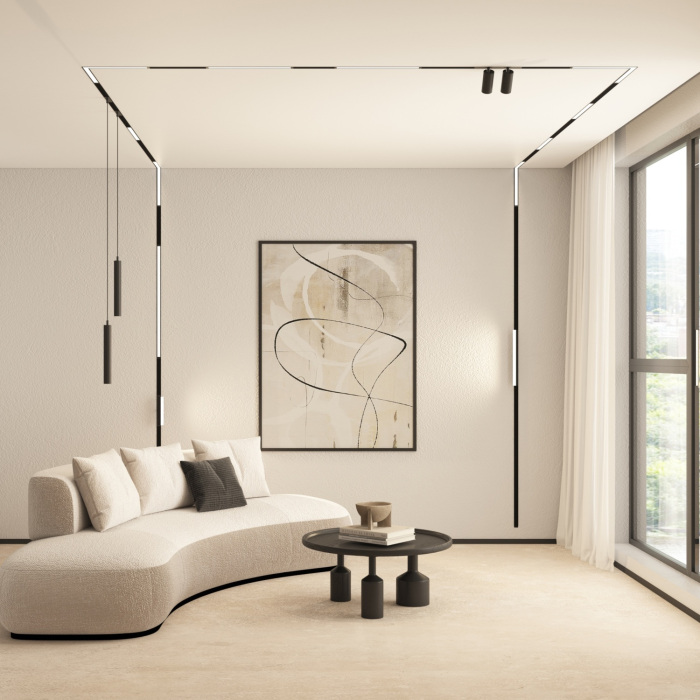 Трековый светильник Denkirs SMART LINEAR DK8026-BK