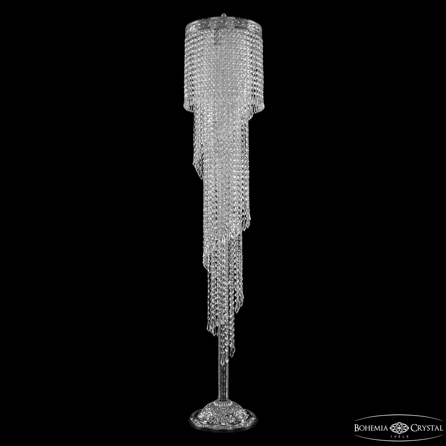 Торшер Bohemia Ivele Crystal 8311 83111T6/30IV-152 Ni_BI