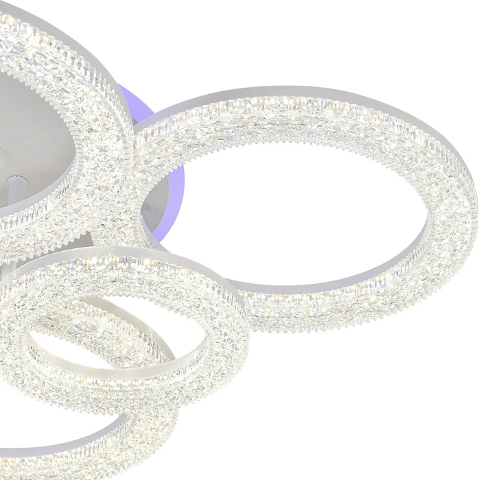 Потолочная люстра (+ночной режим) светодиодная Escada 10296/6LED BL_ESC