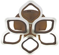 Потолочная люстра (+ночной режим) 10212/6 LED*56W Escada 10212/6LED Coffee 56W_ESC