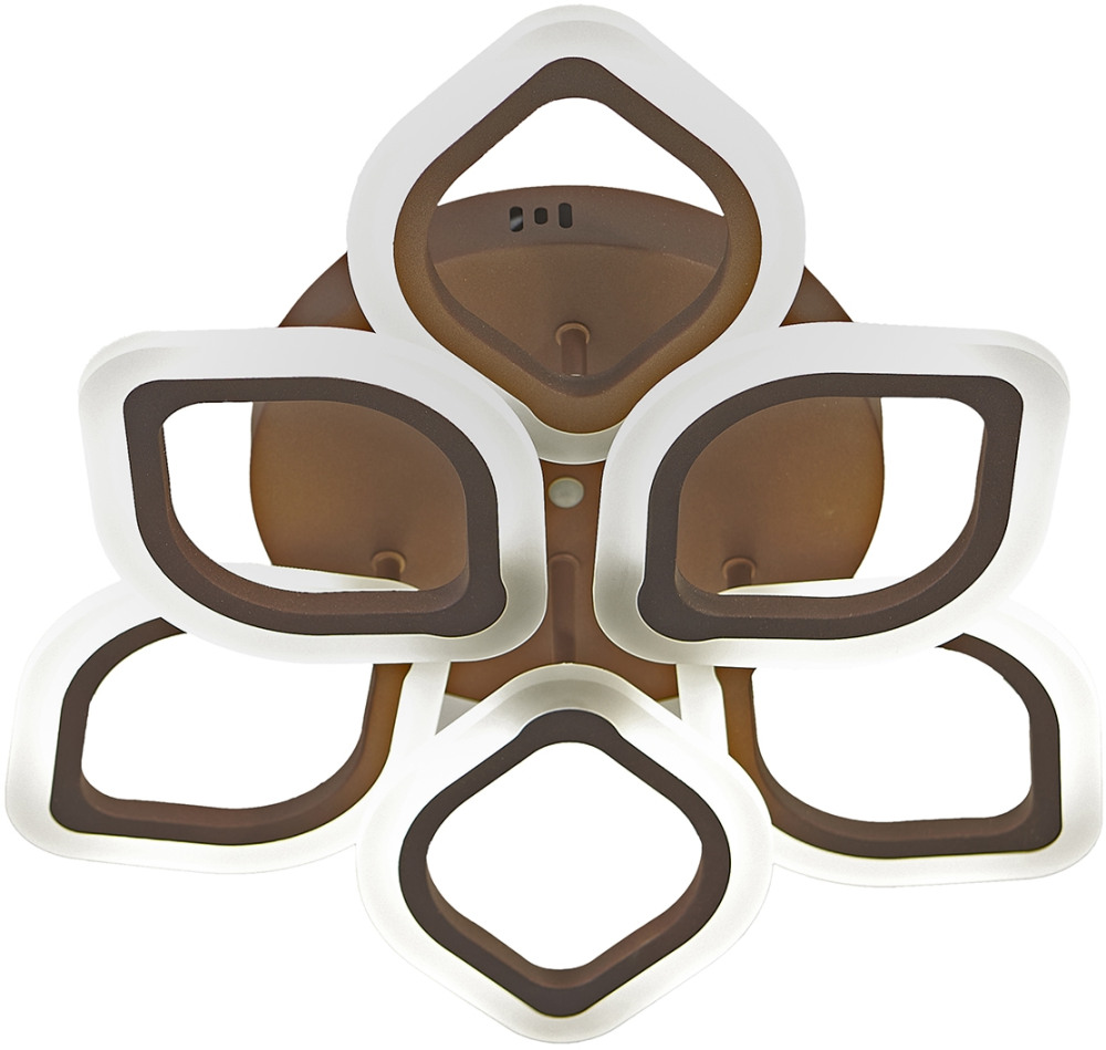 Потолочная люстра (+ночной режим) 10212/6 LED*56W Escada 10212/6LED Coffee 56W_ESC