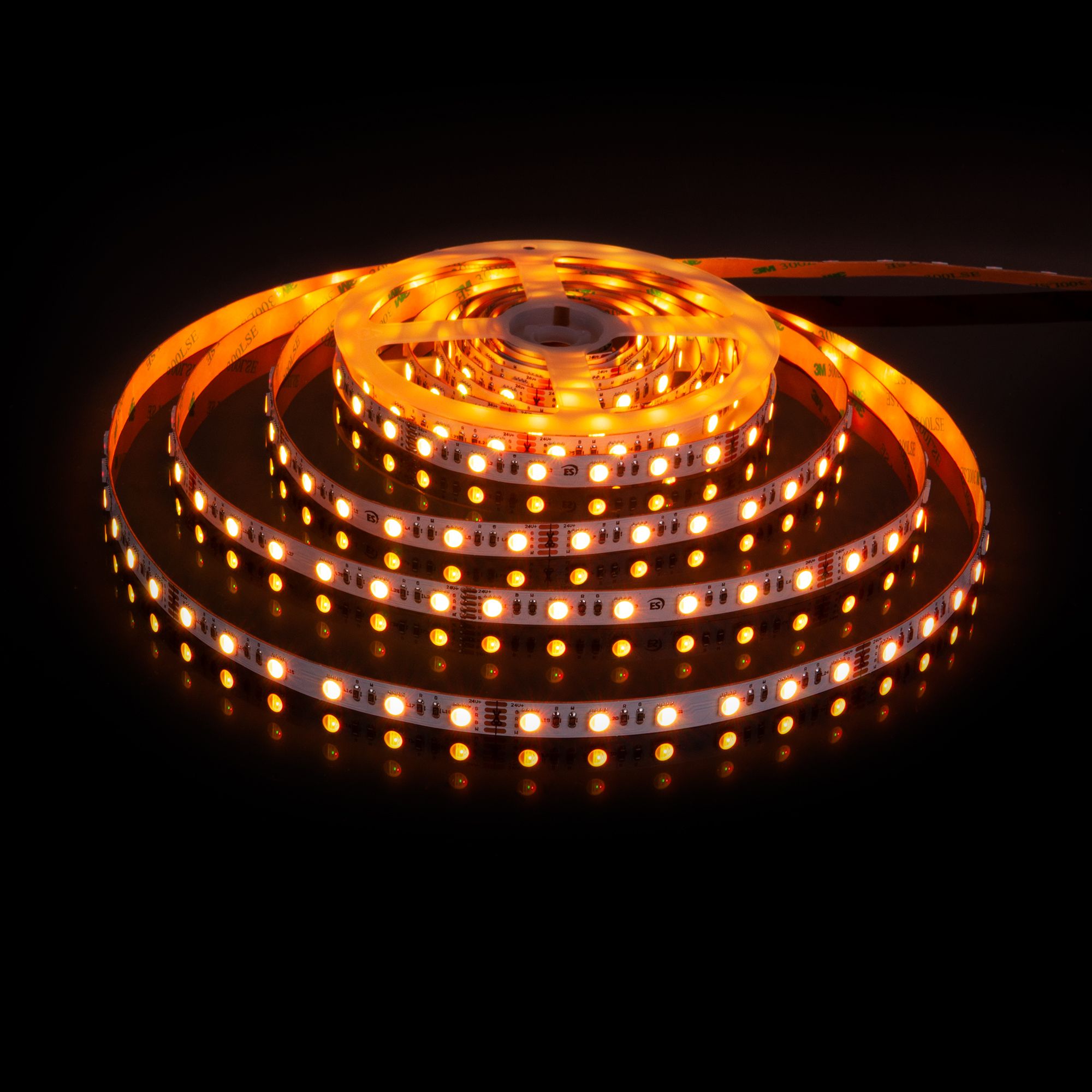 Лента светодиодная 24V 24W 60Led 5050 IP20 MIX RGB/дневной белый, 5м a053702_ES