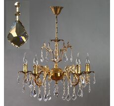 Хрустальная люстра Ambiente Ambient 2118/5 AB Honey Leaf_BZ