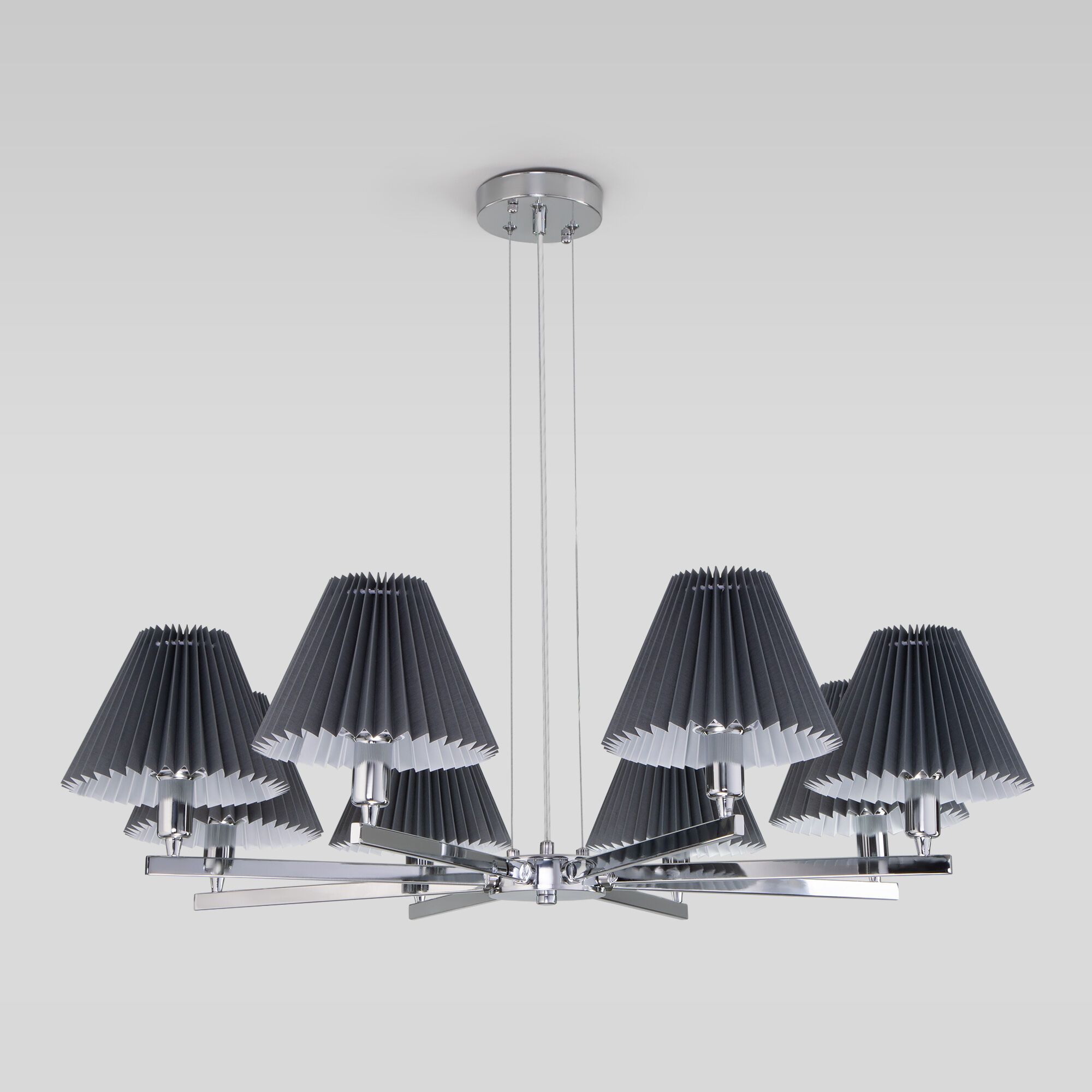 Подвесная люстра Eurosvet с декоративными абажурами Peony a059042_EU