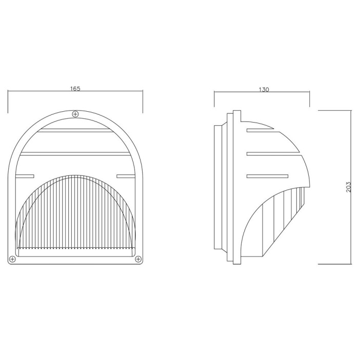 Уличный светильник Urban A2802AL-1BK