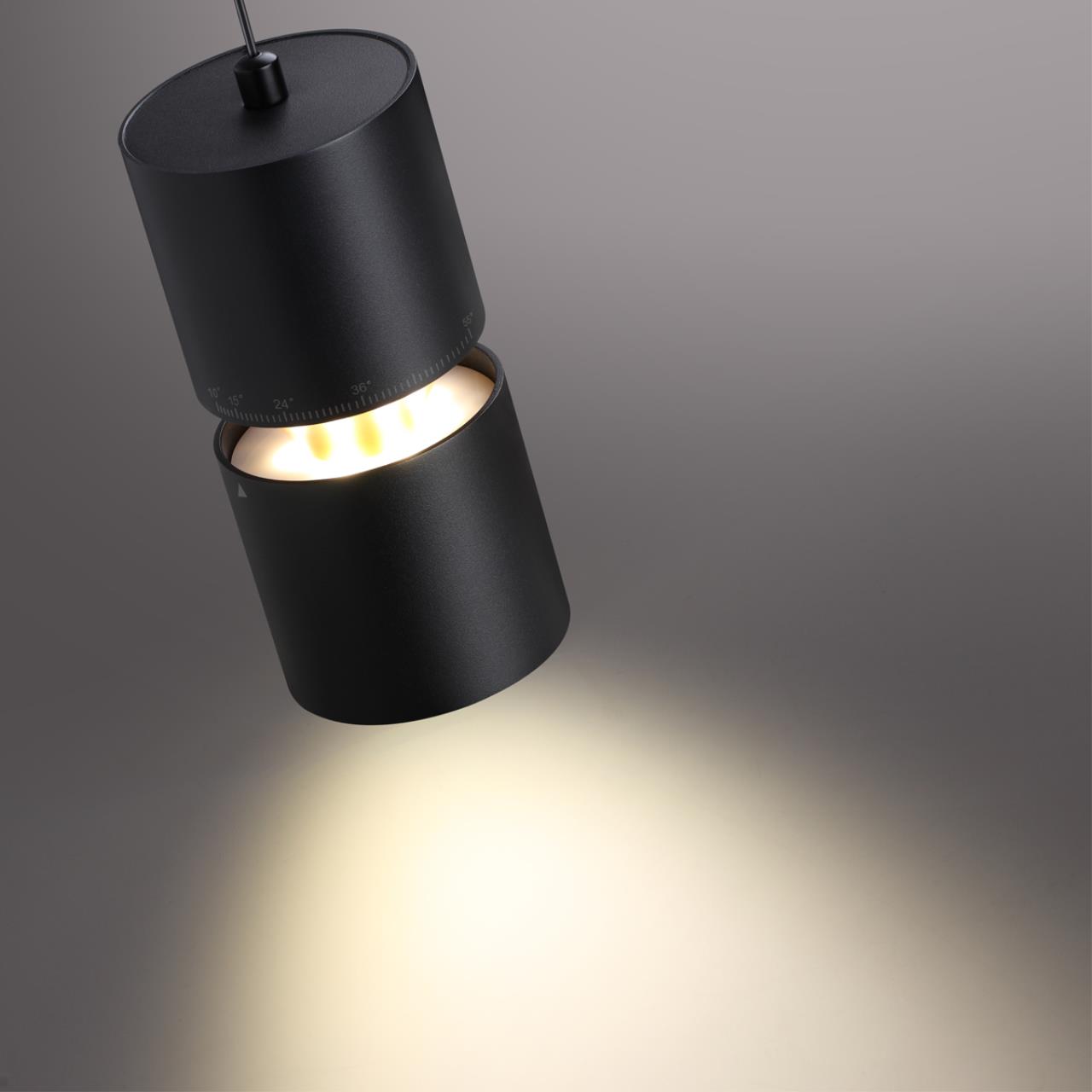 Светильник подвесной светодиодный с механизмом регулировки высоты, длина провода 2м Novotech ARISTO 359340