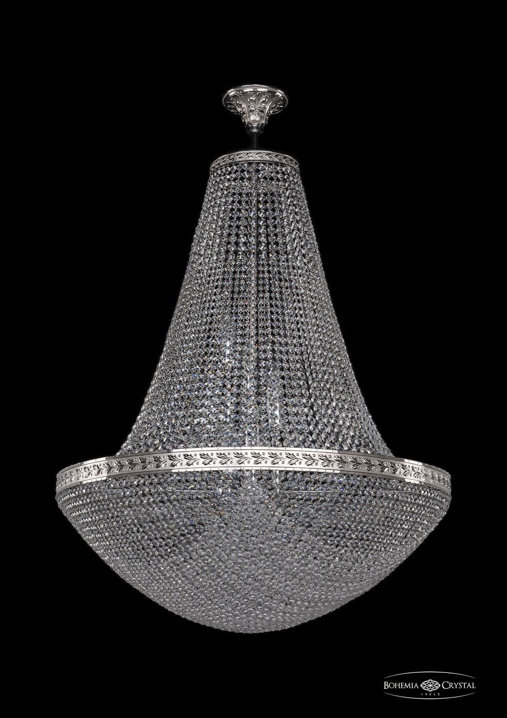 Хрустальная люстра Bohemia Ivele 19321/H2/80IV Ni_BI