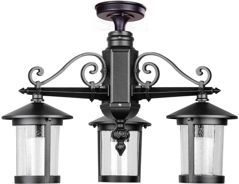 Потолочный светильник уличный IP44 Oasis Light 18270A/3 Bl_OL